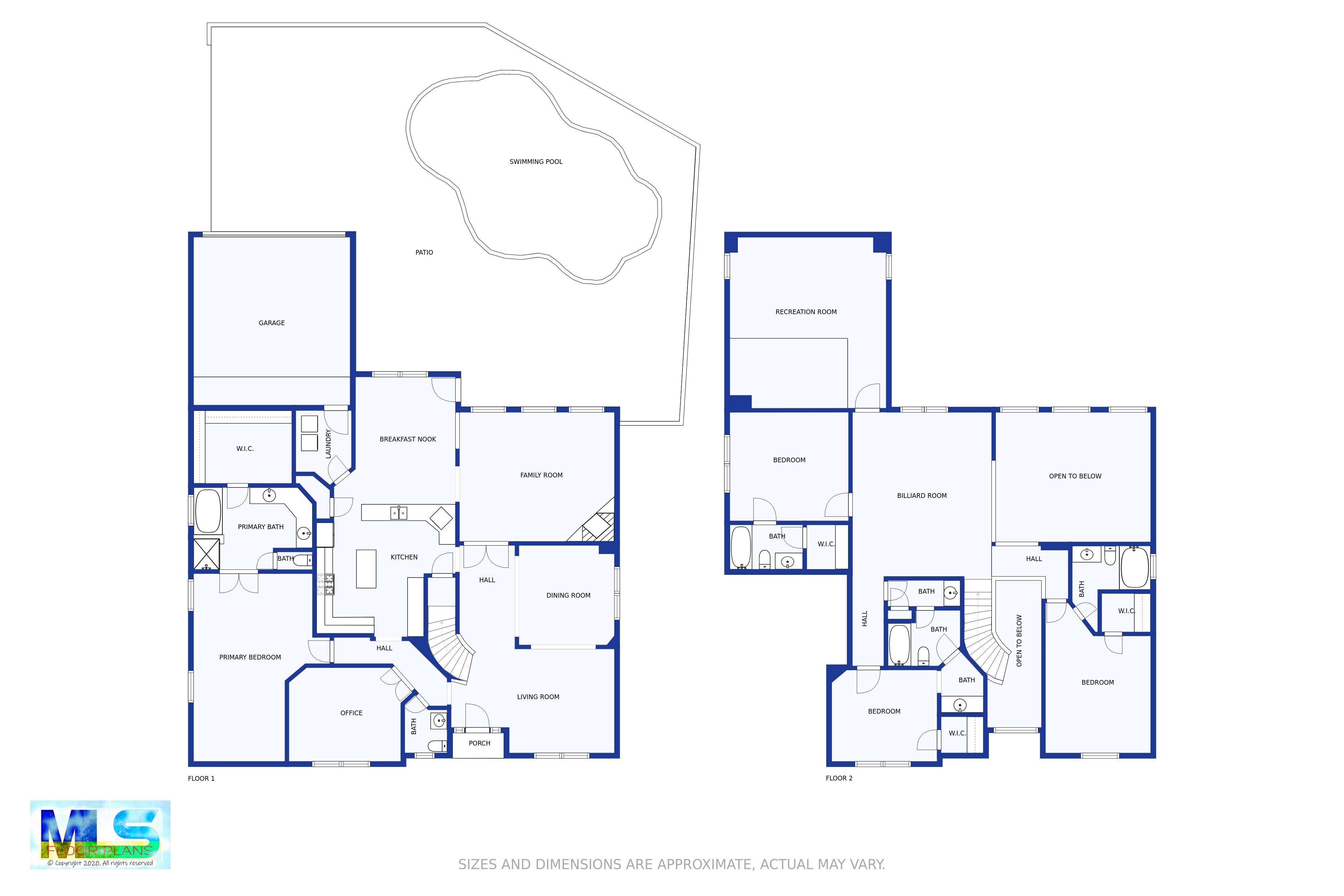 Floorplan for 810 Fairwood Dr, Allen, Texas 75002
